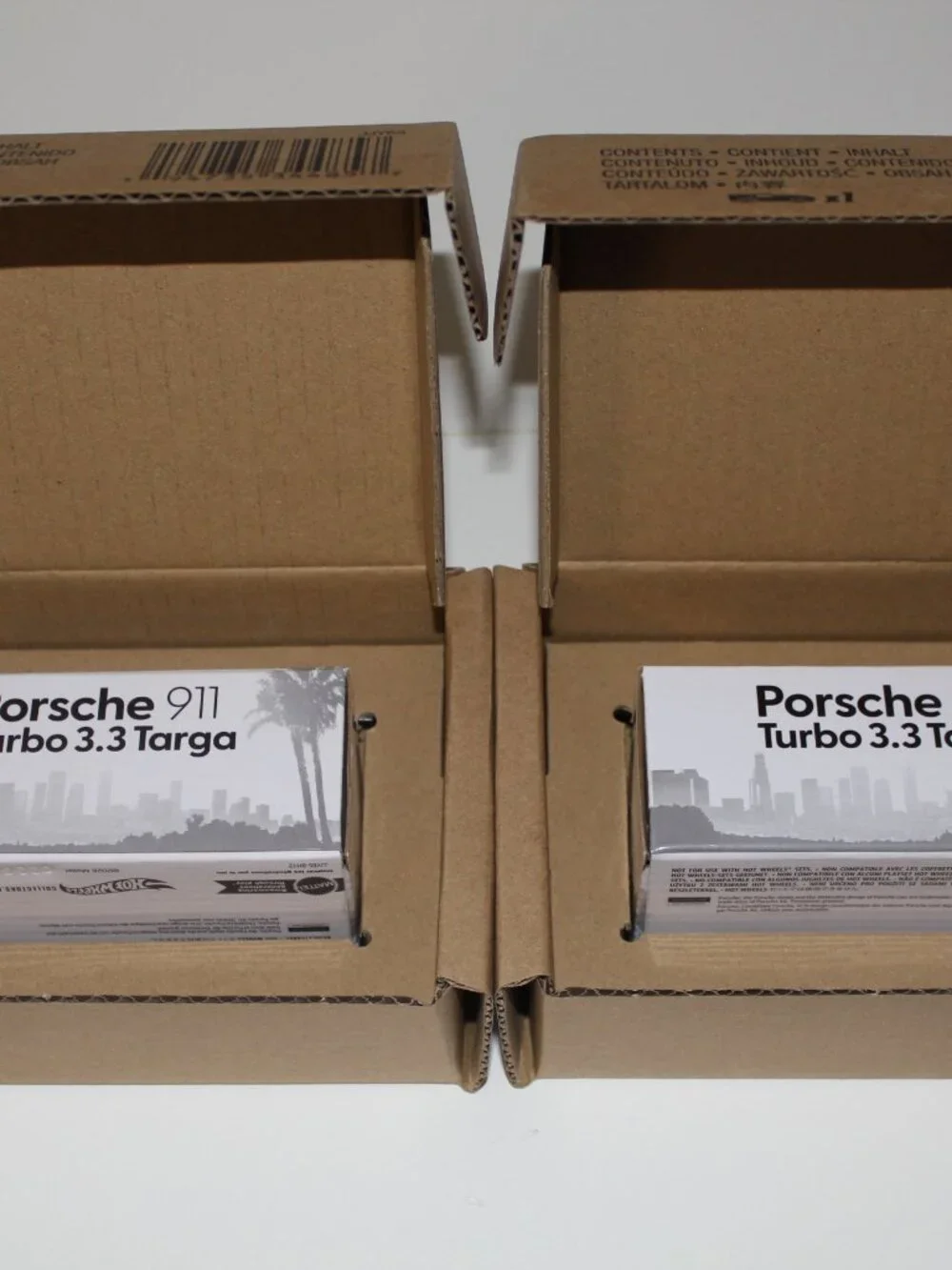 Hot Wheels Car Culture Porsche 911 Turbo 3.3 Targa 1:64 Bronze Lot of 2 Sealed